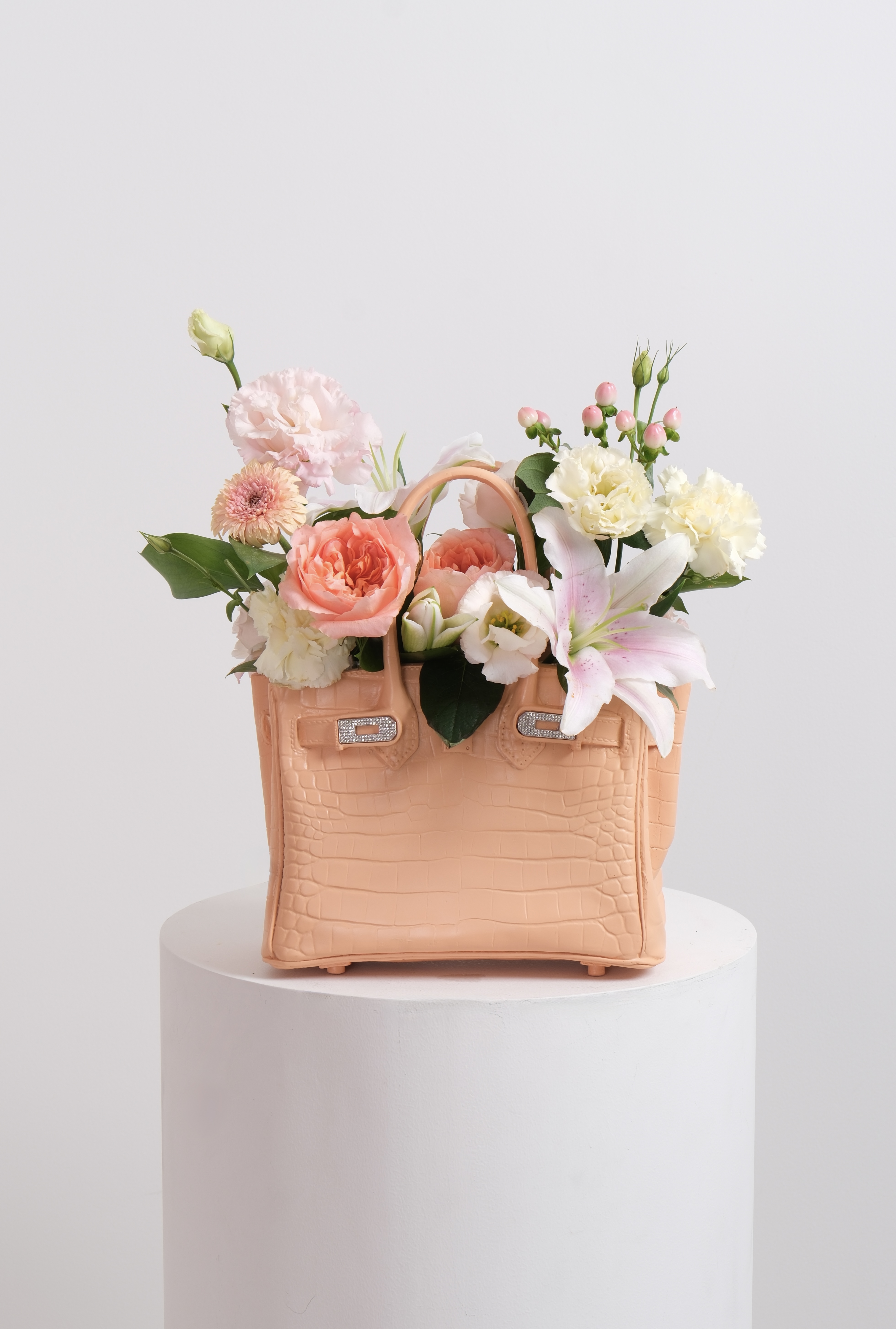 Peach Bag Arrangement