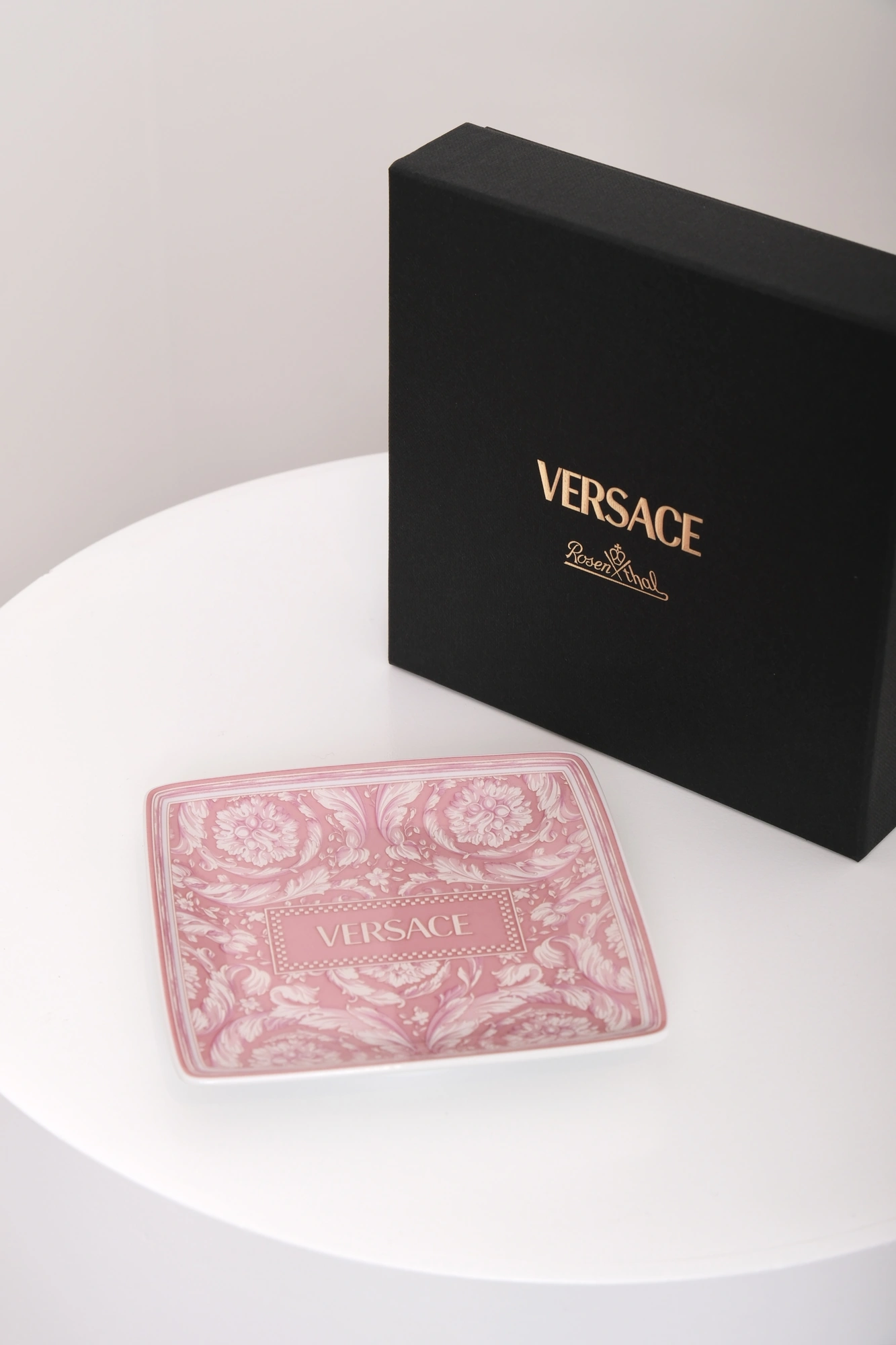 Barocco Rose Rectangular Plate